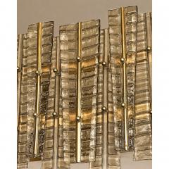  SimoEng Contemporary Modern Italian Fum Tropical Murano Glass Gold Chandelier - 4718329