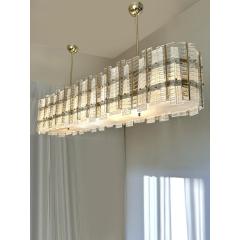  SimoEng Contemporary Modern Italian Tropical Murano Glass Gold Chandelier by Simoeng - 4566902