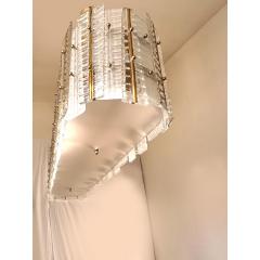  SimoEng Contemporary Modern Italian Tropical Murano Glass Gold Chandelier by Simoeng - 4566907