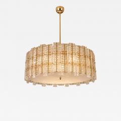 SimoEng Contemporary Modern Italian Tropical Murano Glass Gold Round Chandelier - 4718473
