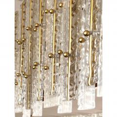 SimoEng Contemporary Modern Italian Tropical Murano Glass Square Flush Mount - 4718312
