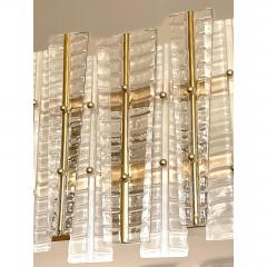  SimoEng Contemporary Modern Italian Tropical Murano Glass Square Flush Mount - 4718313