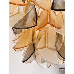  SimoEng Contemporary Modern Multicolor Amber Rondini Murano Chandelier by Simoeng - 4460591