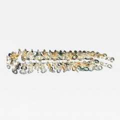  SimoEng Contemporary Multicolor Chains Murano Glass Flush Mount - 3487817