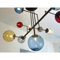  SimoEng Contemporary Multicolor Spheres Murano Glass Sputnik Chandelier by Simoeng - 4302737