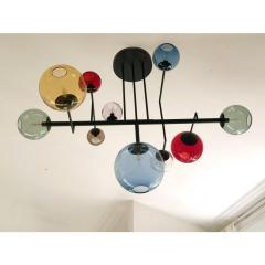  SimoEng Contemporary Multicolor Spheres Murano Glass Sputnik Chandelier by Simoeng - 4302740