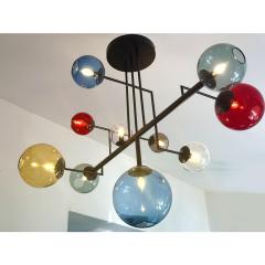  SimoEng Contemporary Multicolor Spheres Murano Glass Sputnik Chandelier by Simoeng - 4302745
