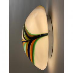  SimoEng Contemporary Multicolored Reeds in Murano Glass Wall Sconces or Flush Mount - 3606923