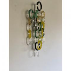  SimoEng Contemporary Multicolors Handmade C Wall Sconce in Venini Style - 3602558