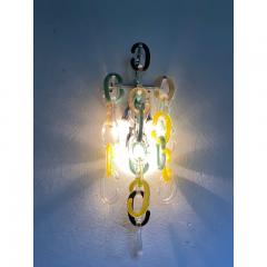  SimoEng Contemporary Multicolors Handmade C Wall Sconce in Venini Style - 3602559
