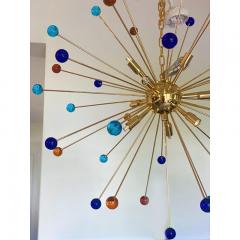  SimoEng Contemporary Multicolour Star Murano Glass Sputnik Chandelier - 3711603