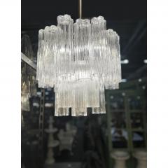  SimoEng Contemporary Murano Glass Tronchi Chandelier Burnished Metal Frame by Simoeng - 4567022