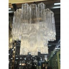  SimoEng Contemporary Murano Glass Tronchi Chandelier Burnished Metal Frame by Simoeng - 4567024