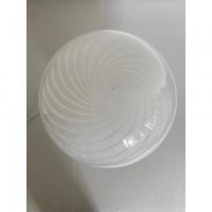  SimoEng Contemporary Murano Style Spiral White Murano Glass Table Lamp - 3345992
