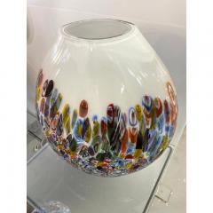  SimoEng Contemporary Murrine Murano Glass Style With Multicolored Vase - 3346106