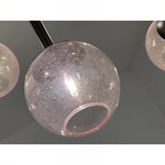  SimoEng Contemporary Pink Pulegoso Spheres Murano Glass Sputnik Chandelier by Simoeng - 4602694