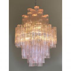  SimoEng Contemporary Pink Tronchi Murano Glass Chandelier - 4208952