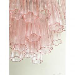 SimoEng Contemporary Pink Tronchi Murano Glass Chandelier - 4208956