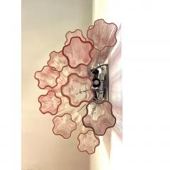  SimoEng Contemporary Pink Tronchi Wall Sconce in Venini Style - 3483401
