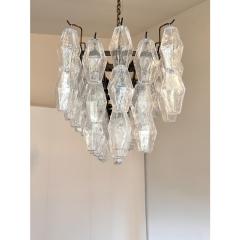  SimoEng Contemporary Rectangular Poliedro Murano Glass Brunish Chandelier by Simoeng - 4460507