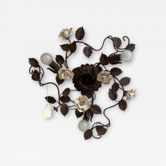  SimoEng Contemporary Rush Florentine Wrought Iron Flush Mount - 3236229