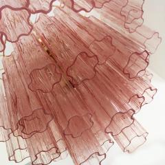 SimoEng Contemporary Scenographic Pink Tronchi Murano Glass Chandelier in Venini Style - 4208965