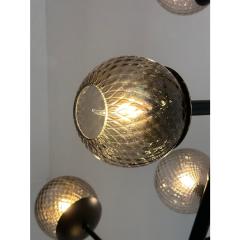  SimoEng Contemporary Smoked Fum Ballotton Spheres Attributed to Murano Glass Sputnik - 4378014