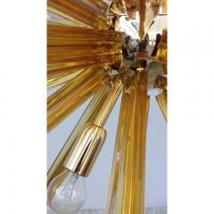  SimoEng Contemporary Sputnik Amber Triedro Murano Glass Chandelier - 3530547
