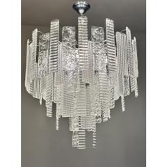  SimoEng Contemporary Strips Listelli Murano Glass Chandelier by Simoeng - 4460531