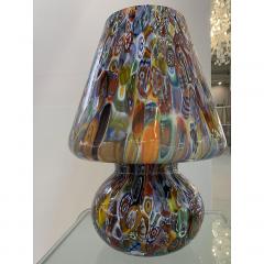  SimoEng Contemporary Venetian Multicolored Millefiori Murrine Fungo Table Lamp - 3366862