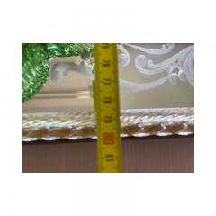  SimoEng Contemporary Venetian Rectangular Green Floreal Hand Carving - 3233335
