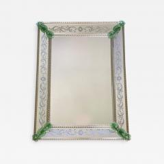  SimoEng Contemporary Venetian Rectangular Green Floreal Hand Carving - 3236250
