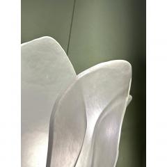 SimoEng Contemporary Venetian Sanded Murano Glass Floreal Wall Sconces Set of Two - 4208986