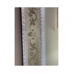  SimoEng Contemporary Venetian Squared Floreal Hand Carving Mirror - 3233358