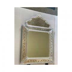  SimoEng Contemporary Venetian Squared Floreal Hand Carving Mirror - 3233367