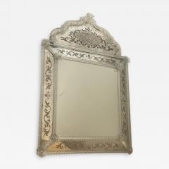  SimoEng Contemporary Venetian Squared Floreal Hand Carving Mirror - 3236257