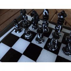  SimoEng Contemporary Vetro DI Murano Chess Board Scacchiera Made in Italy - 3520197