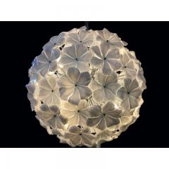  SimoEng Contemporary White Lotus Murano Glass Sputnik Chandelier - 3530542