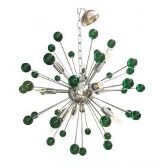  SimoEng EMERALD STAR MURANO GLASS SPUTNIK CHANDELIER - 2638955