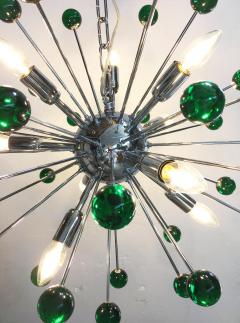  SimoEng EMERALD STAR MURANO GLASS SPUTNIK CHANDELIER - 2638958