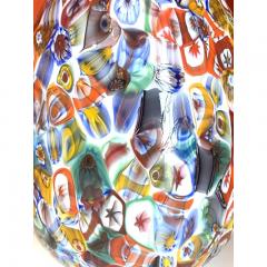  SimoEng Floral Multicolor Murano Style Glass Egg Small Table Lamp - 3530537