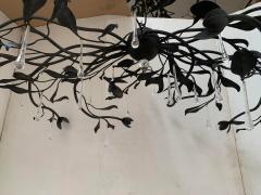  SimoEng Florentine Art Black Metal Wrought Iron Chandelier Made in Italy 12 800 - 2827828