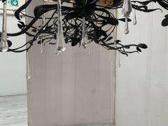  SimoEng Florentine Art Black Metal Wrought Iron Chandelier Made in Italy 12 800 - 2827832