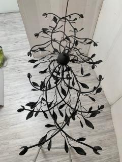 SimoEng Florentine Art Black Metal Wrought Iron Chandelier Made in Italy 12 800 - 2827834