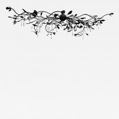  SimoEng Florentine Art Black Metal Wrought Iron Chandelier Made in Italy 12 800 - 2839706