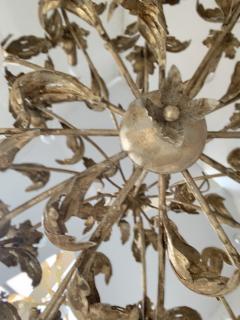  SimoEng Florentine Art Gold Handmade Painted Metal 10 Light Wrought Iron Chandelier - 2830655