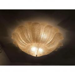  SimoEng Glass Sputnik Chandelier Flush Mount Mazzega Zuccheri Venini Barovier Style - 4029002