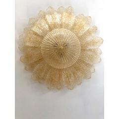  SimoEng Glass Sputnik Chandelier Flush Mount Mazzega Zuccheri Venini Barovier Style - 4029003