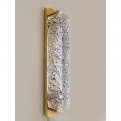  SimoEng Gold Wall Sconces with Blue Graniglia Murano Glass by Simoeng for Simoeng - 4705293
