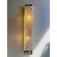  SimoEng Gold Wall Sconces with Blue Graniglia Murano Glass by Simoeng for Simoeng - 4705294
